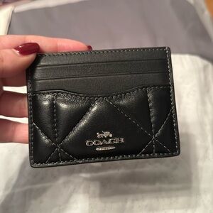 Coach - Slim Id Card Case With Puffy Diamond Quilting